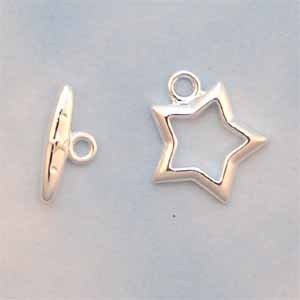 Star Toggle Silver plated (FI1428)