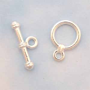 Round Toggle Silver plated (FI808)