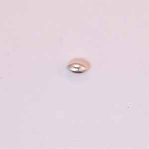 Melon 3x5mm Metal Beads Silver-Plated (ME623)