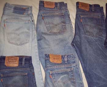 50 LEVI'S JEANS WHOLESALE LOT UK POSTAGE