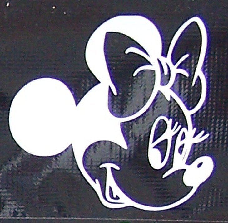 Minnie Mouse Vinyl Decal
