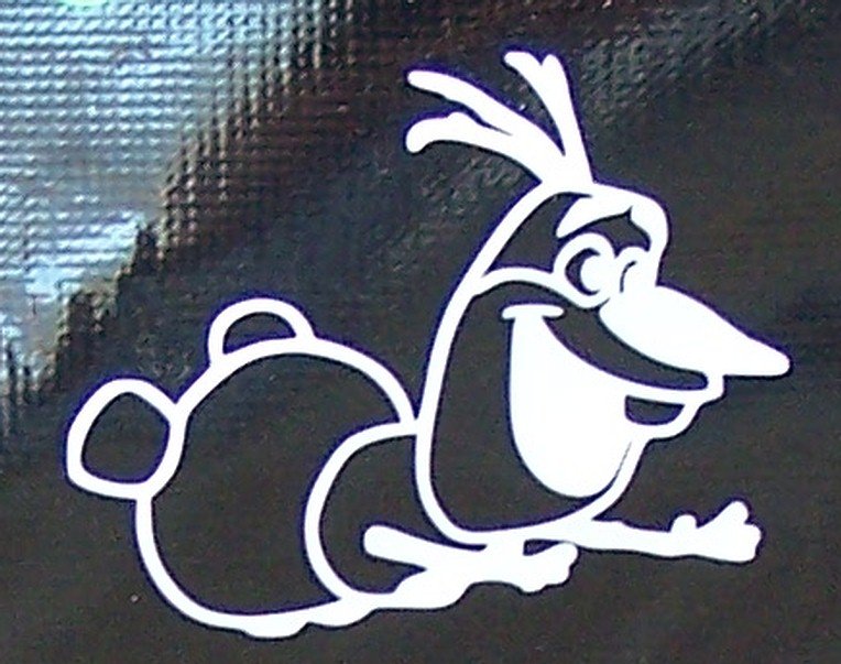 Olaf from Frozen Vinyl Decal