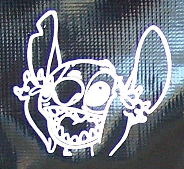 Stitch from Lilo and Stitch vinyl decal