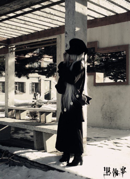 Black Butler Under Taker Cosplay Cotumes uniform cloth clothes