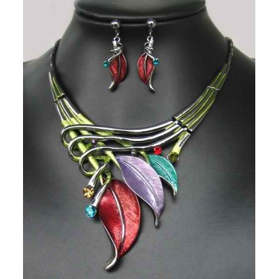 Jewelrycut Ocean Paradise Earring & Necklace Crystal Set