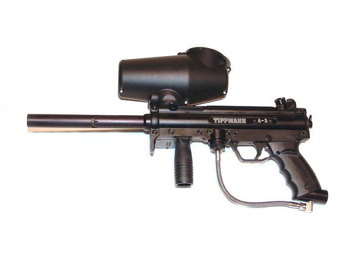 Tippmann A-5 Cyclone Feed Black