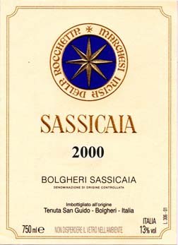 Sassicaia 2000