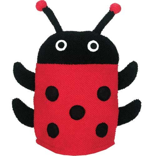 Lady Bug Bath Mitt