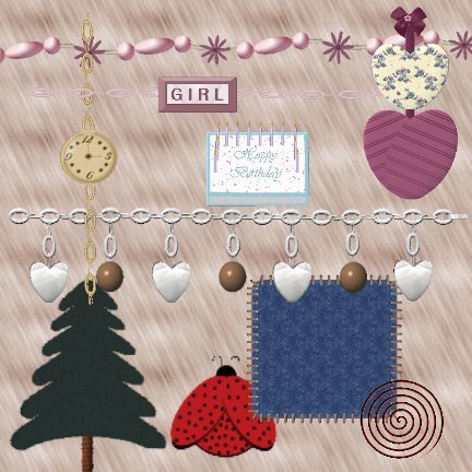 Assorted embellishments