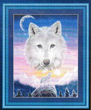 Wolf Cross Stitch Home and Garden - Shopping.com