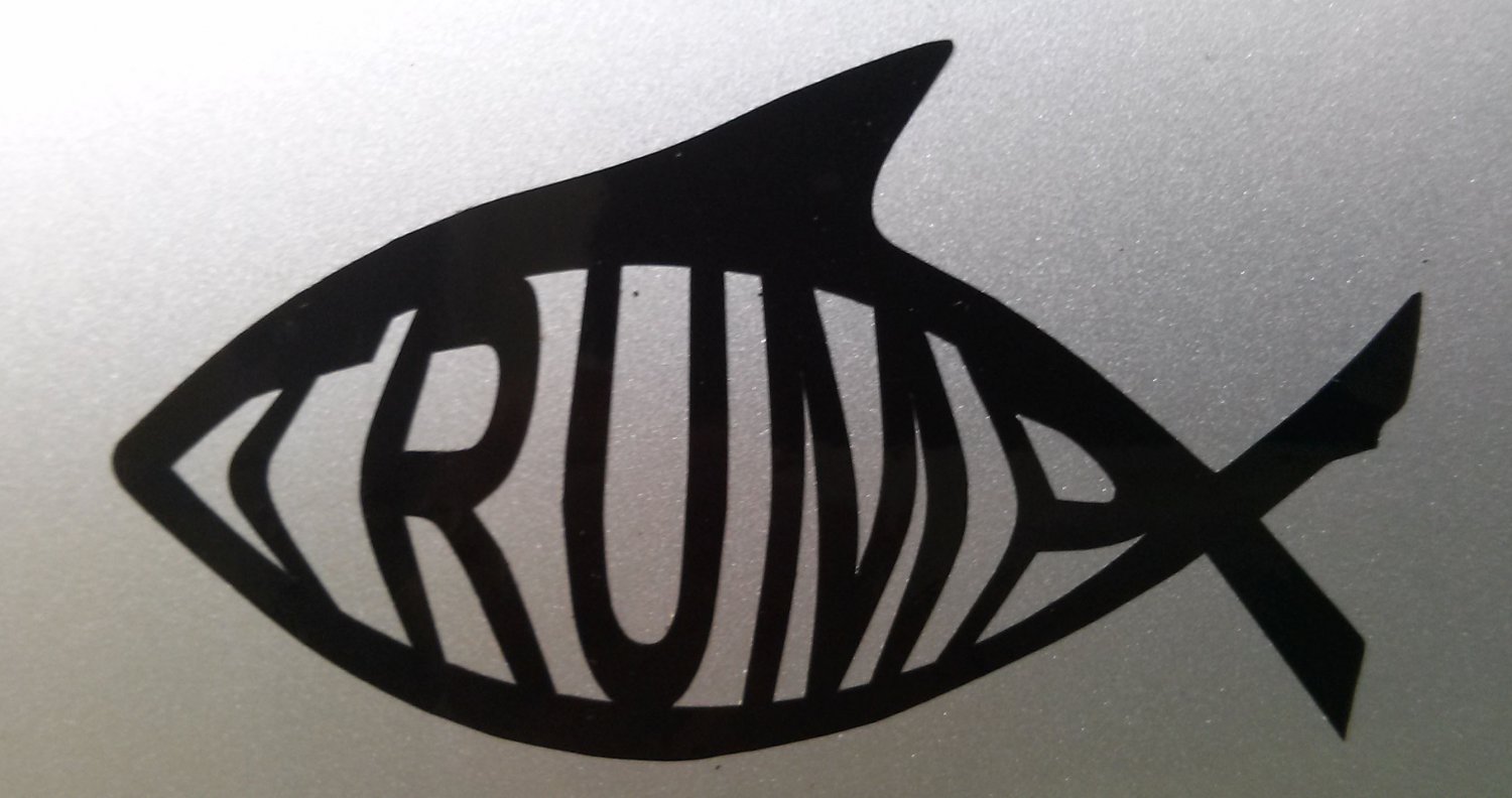 Trump Shark Die Cut Sticker