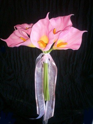 Pink Callas Contemporary Bouquet