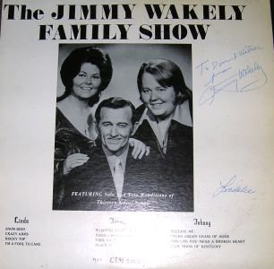 Jimmy Wakely Family Show LP Signed VERY RARE MINT!