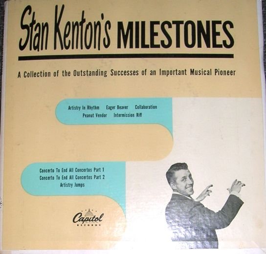 Stan Kenton Milestones 2 Record Set 8 Songs 45 EP NM