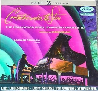 Concertos Under The Stars Hollywood Bowl Sym Orch 45 NM