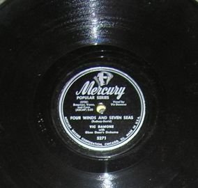 Vic Damone, Four Winds and Seven Seas, Breaking My Heart 78 Mercury 5271