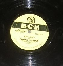 Joni James, Why Don't You Believe Me, Purple Shades 78
