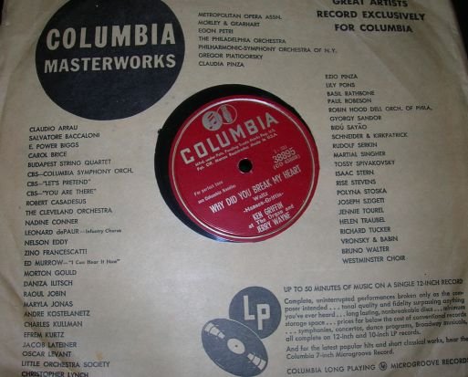 Ken Griffin Jerry Wayne Vintage 78 Record