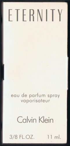 Calvin Klein mini perfume ETERNITY,Sz.3/8 FL.OZ-11ML.