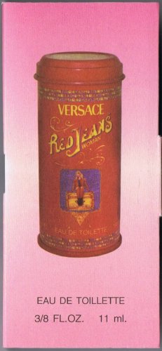 Travel size VERSACE *Red Jeans Woman* Siz.3/8 FL.OZ-11ML
