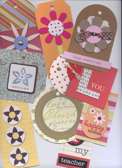 Pack Of 18 Tags/Toppers Multi Occasion