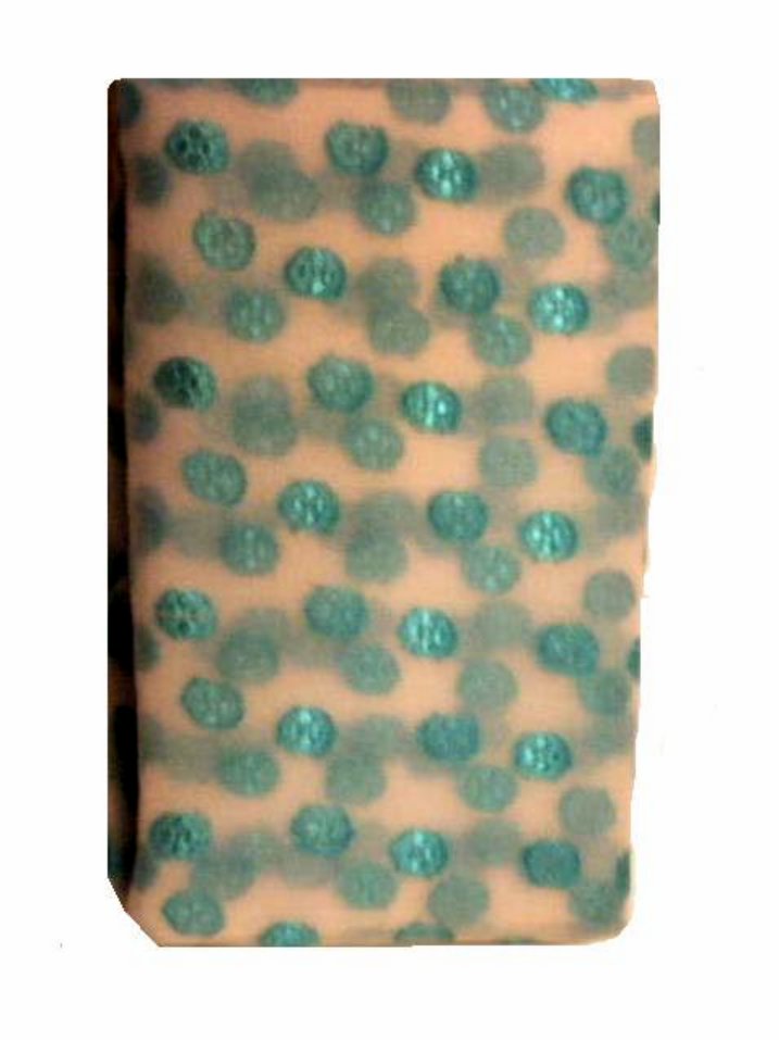 White Turquoise Polka Dot Curtains Panels