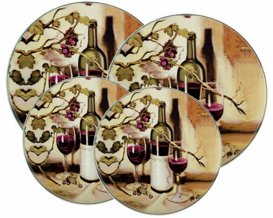 Wine Themed Range Stove Burner Covers