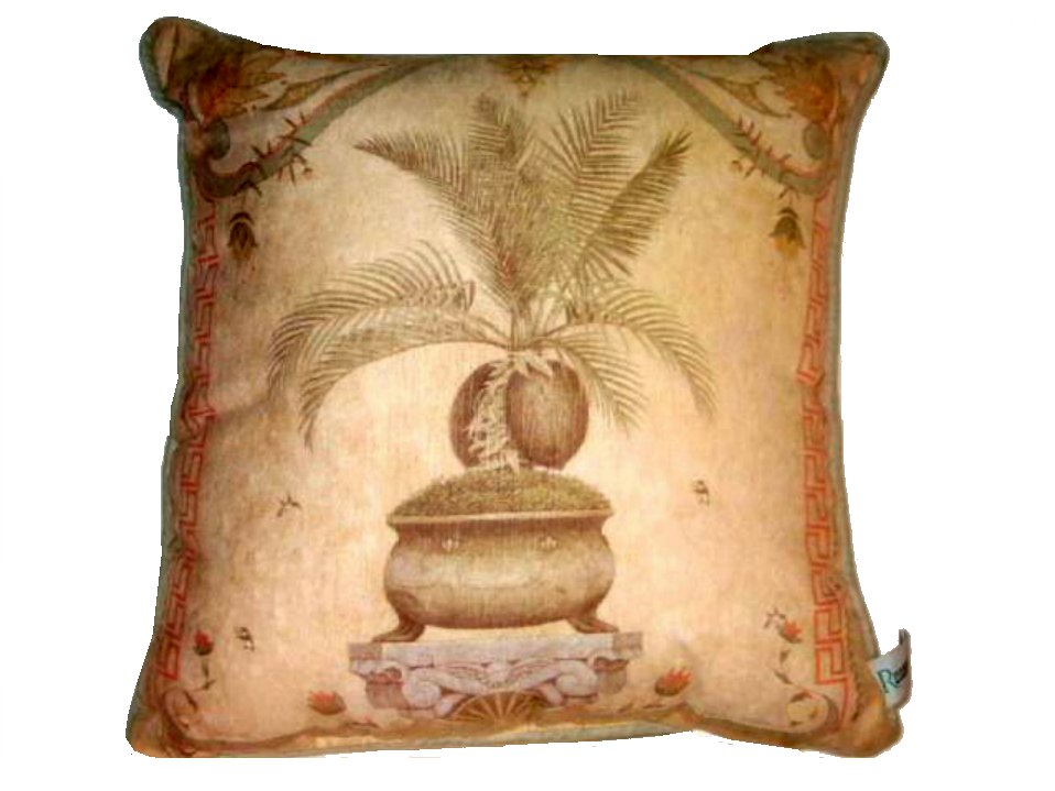 Tropical Palm Tree Pillow Riverdale