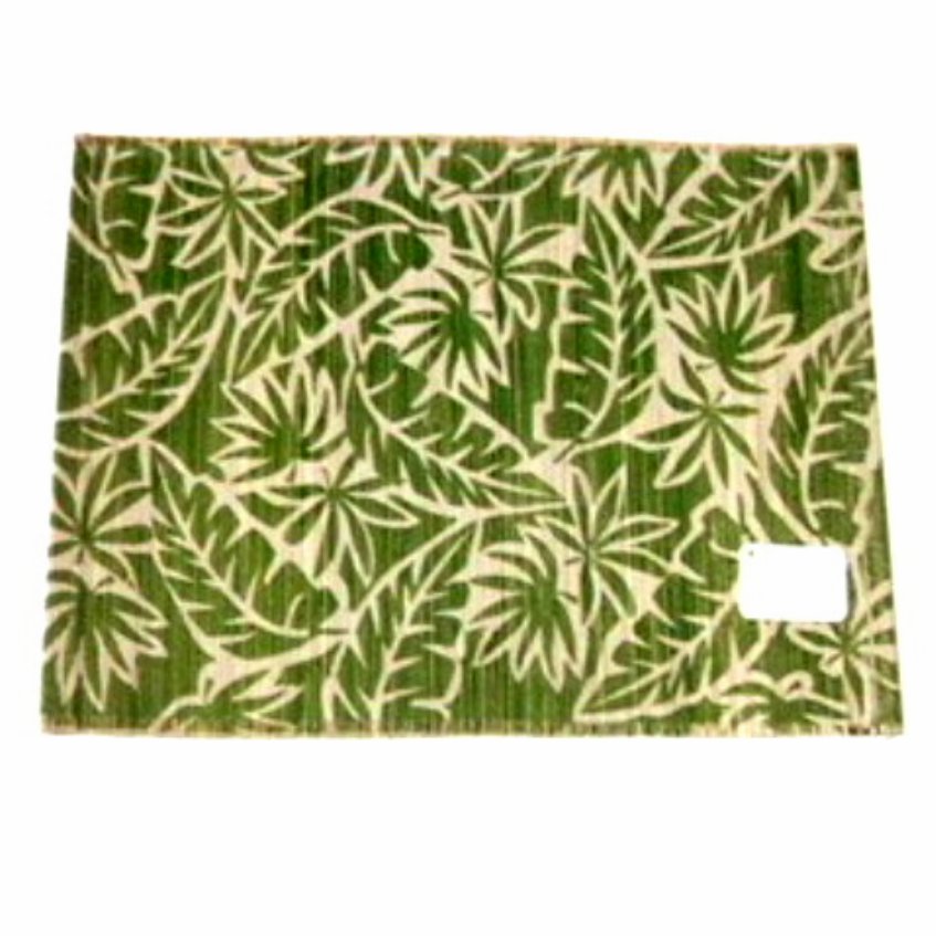 Tropical Fabric Placemats Botanical Leaf