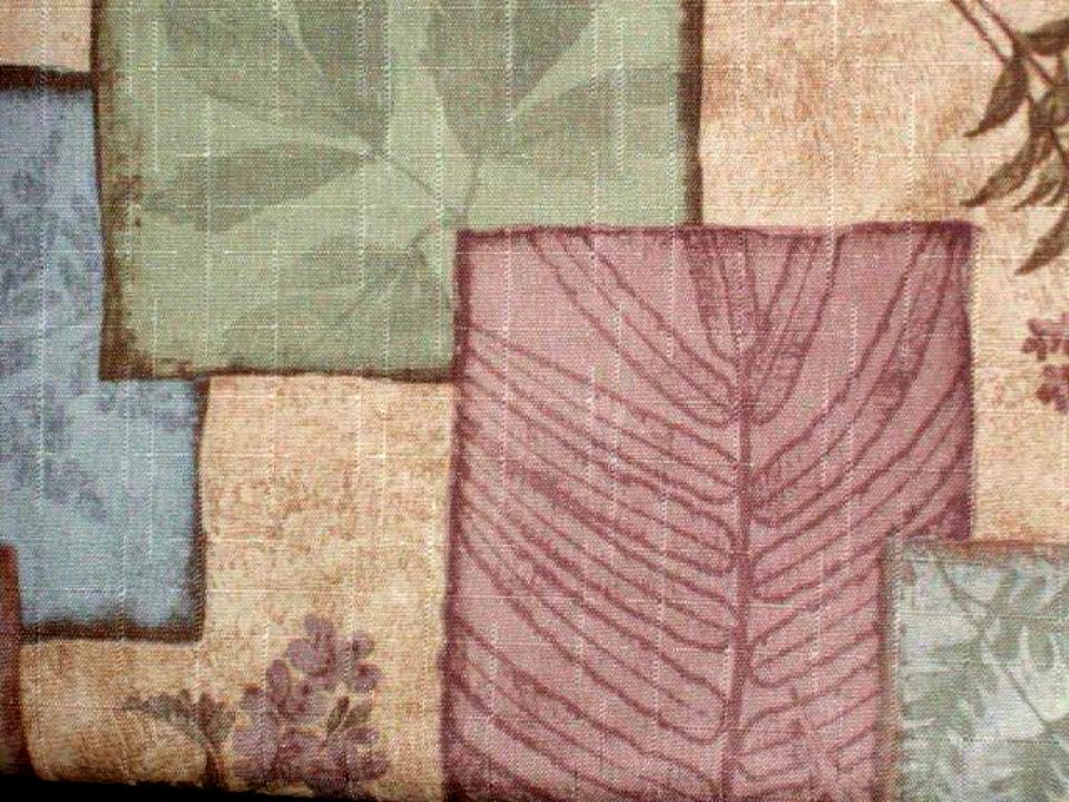Botanical Leaves Ferns Fabric Tablecloth