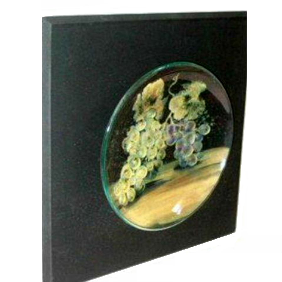 Grapes Wall Plate Wood Plaque Unique Art