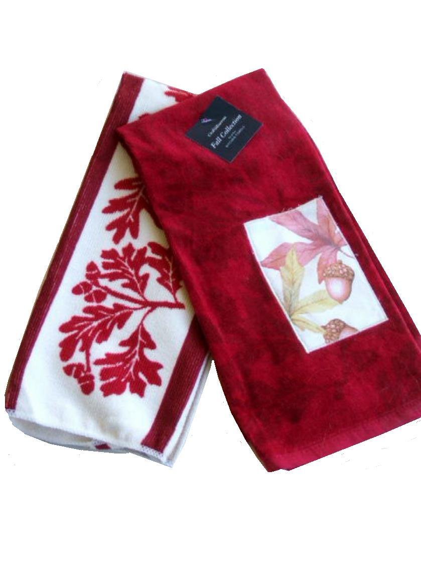 Autumn Leaves Kitchen Towels Set