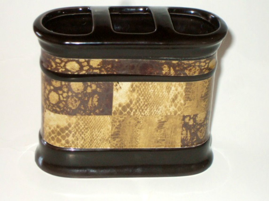 Animal Prints Resin Toothbrush Holder Popular Bath