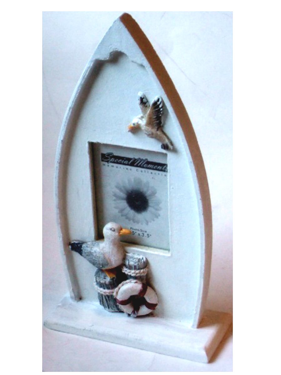 Beach Themed Seagulls Photo Frame