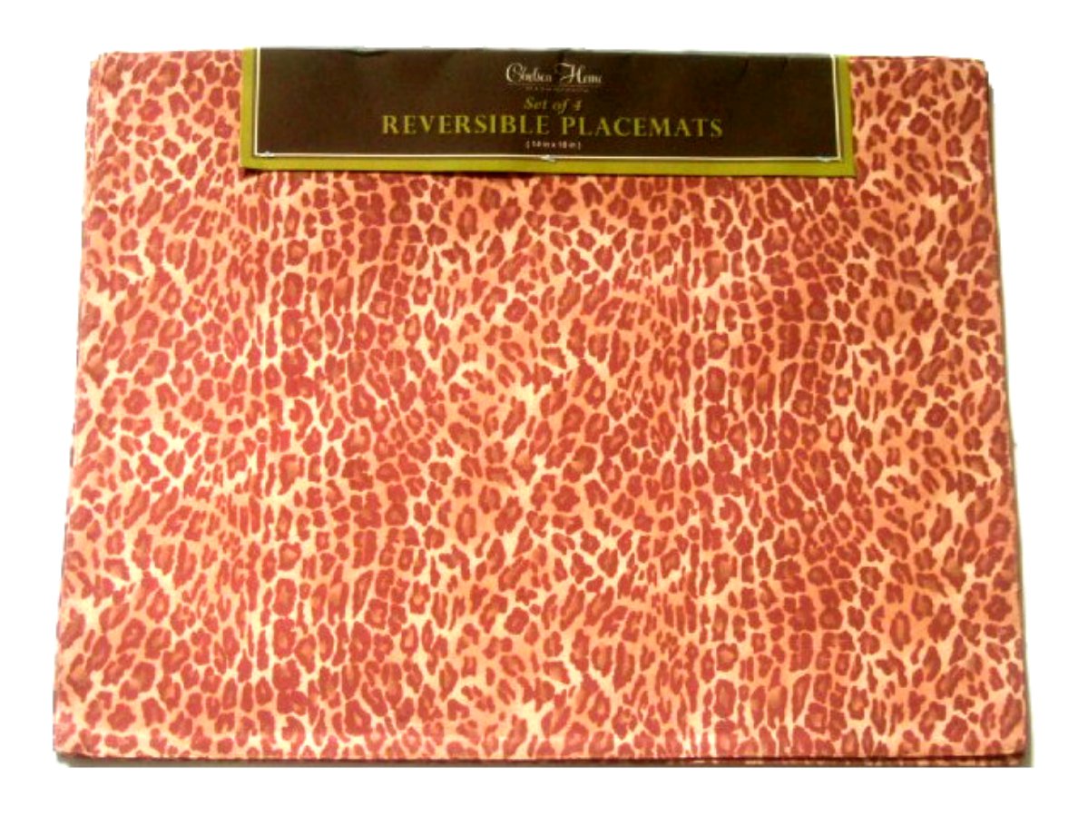 Animal Print Placemats Set