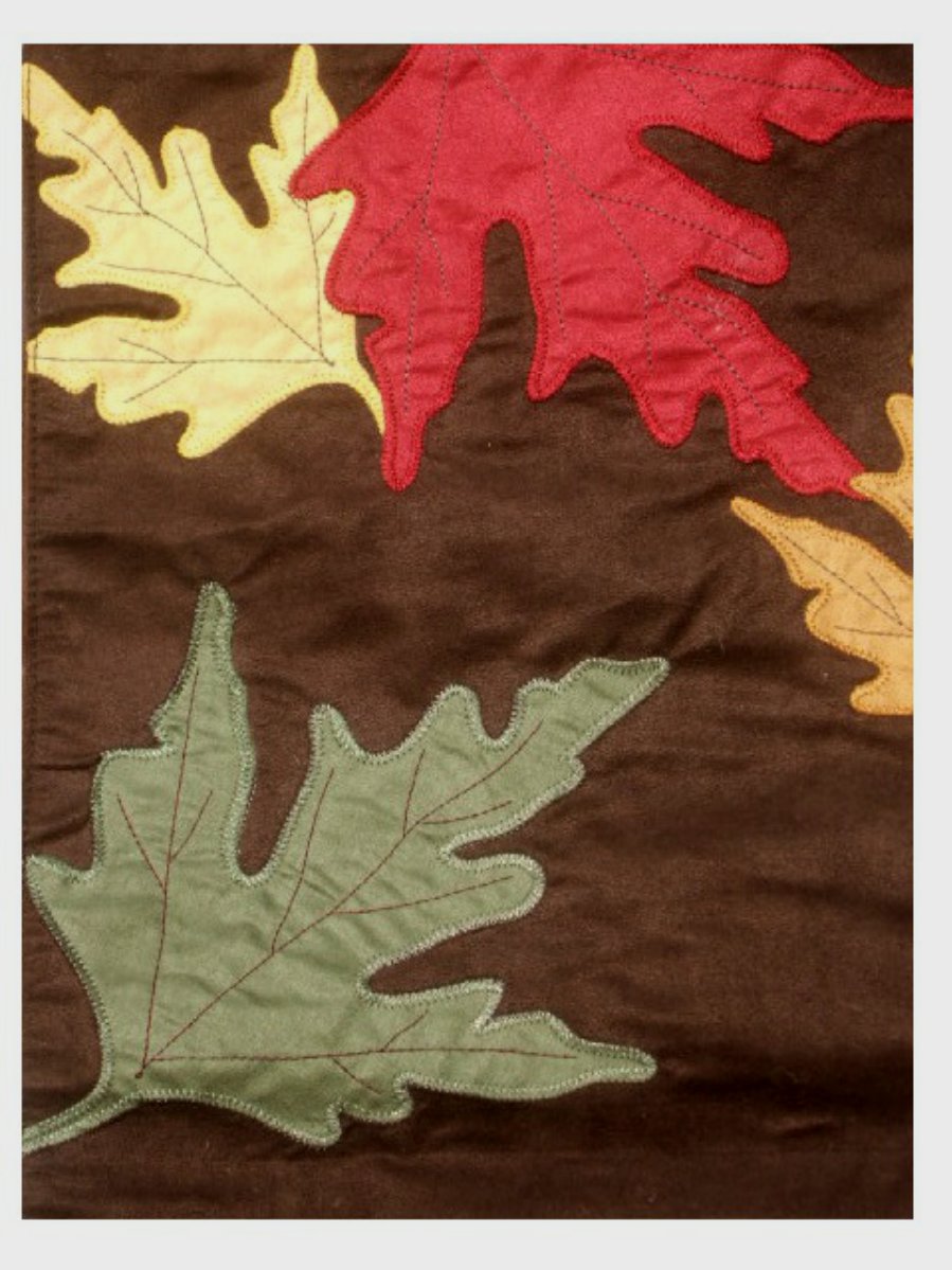 Sonoma Brown Autumn Leaves Table Runner