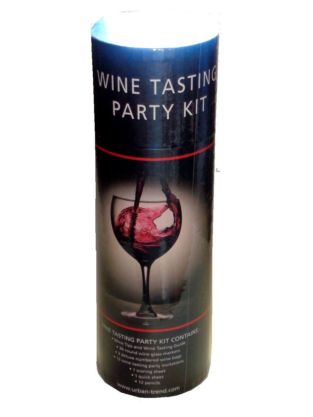 Wine Tasting Party Kit Glasses Markers Bags Invitations