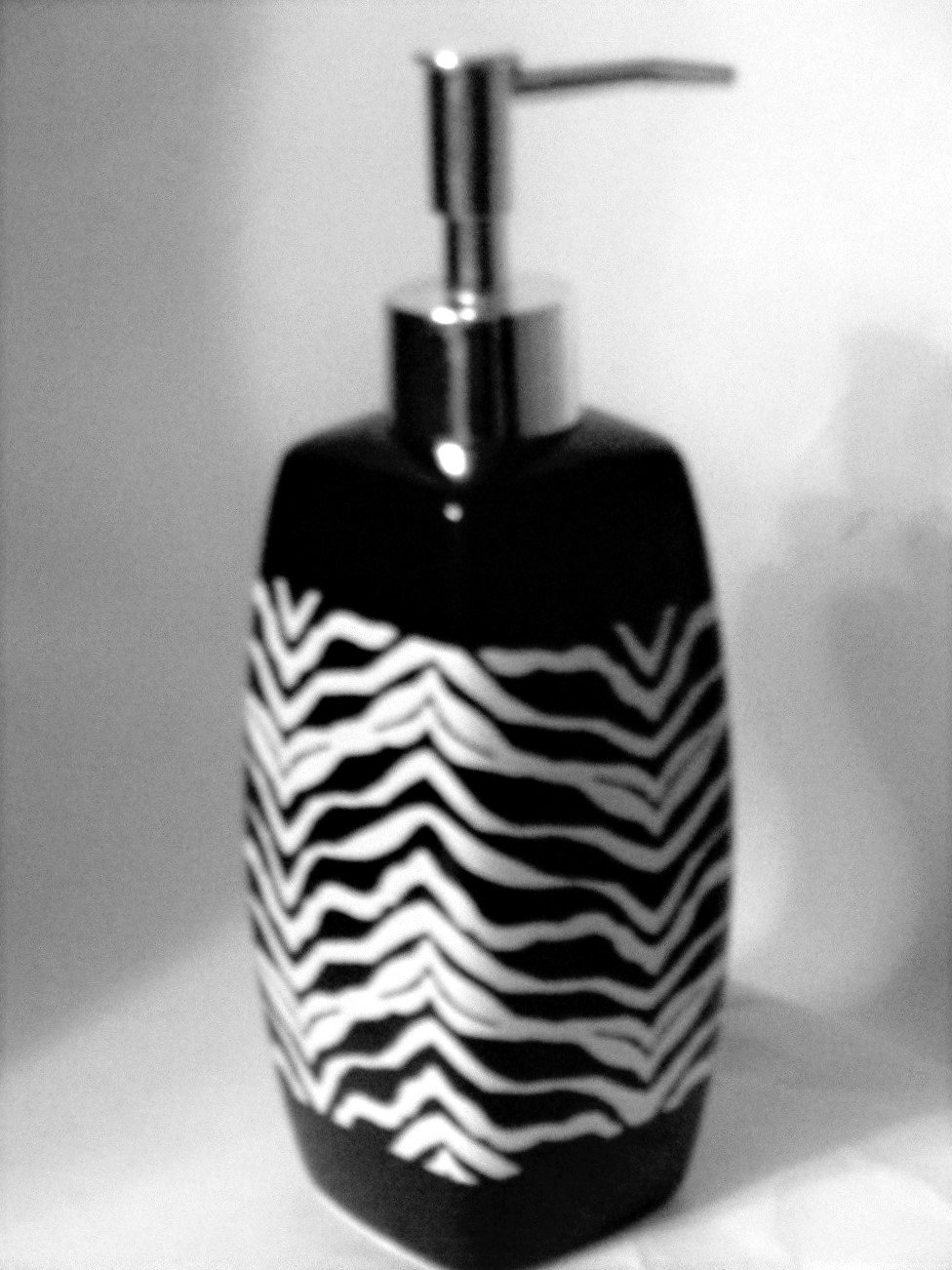 Zebra Stripe Lotion Pump Soap Dispenser Popular Bath