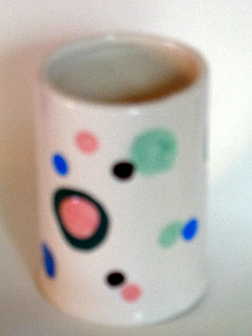 Dots Circles Ceramic Bathroom Tumbler Popular Bath
