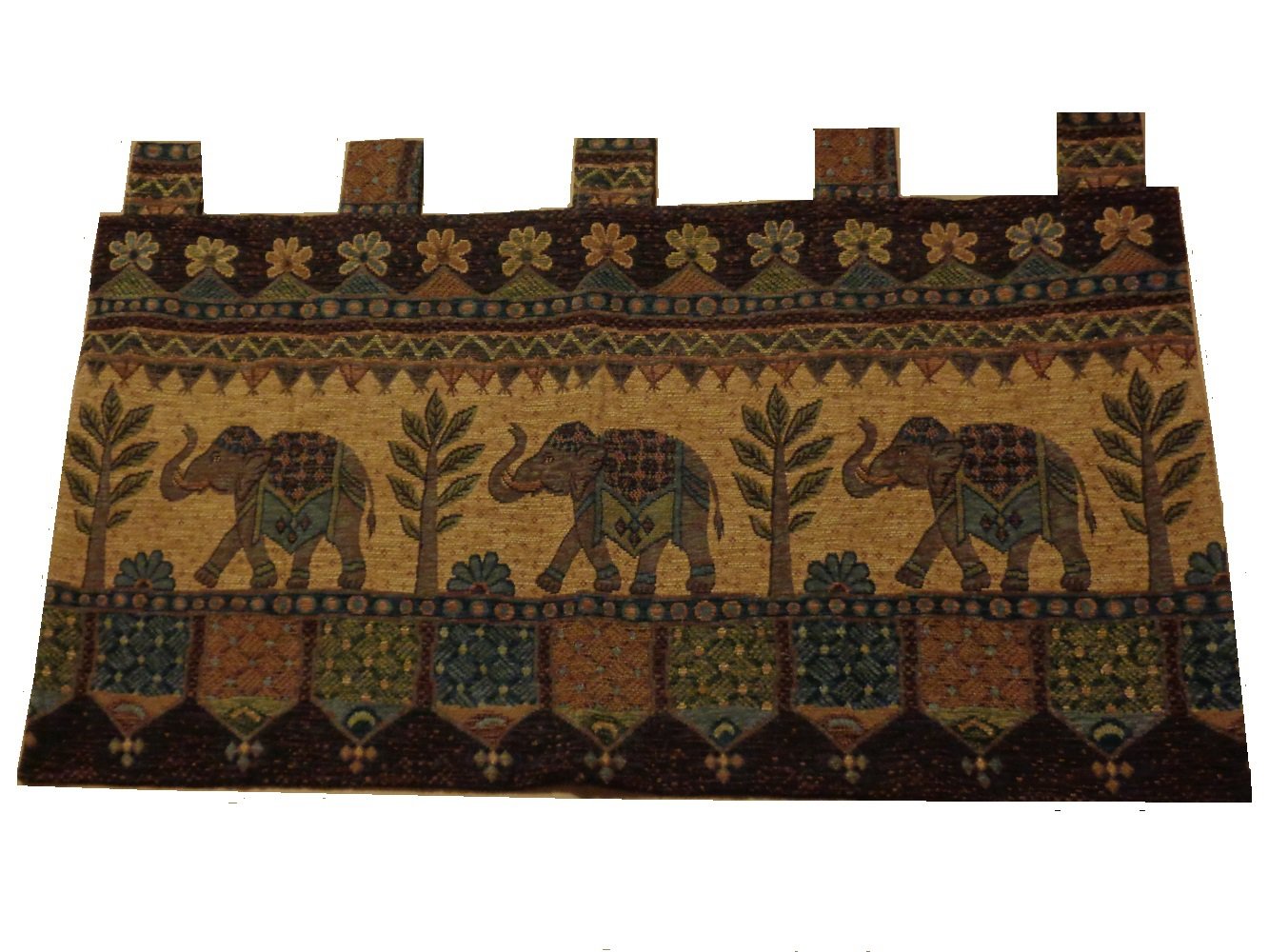 African Safari Elephants Wall Tapestry