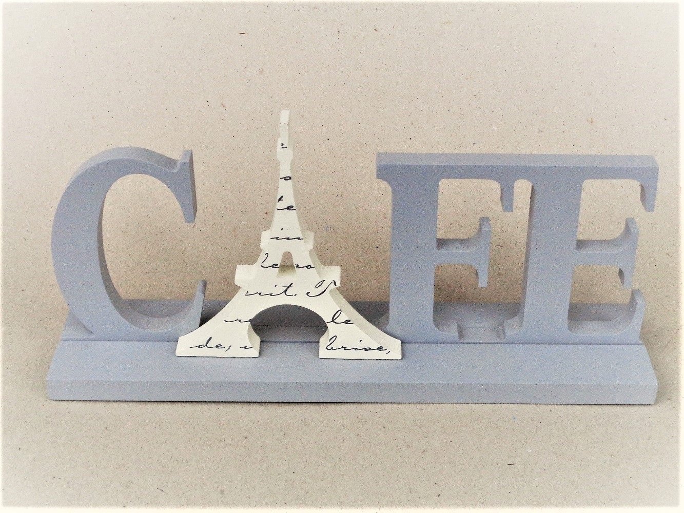 French Café Sign Eiffel Tower