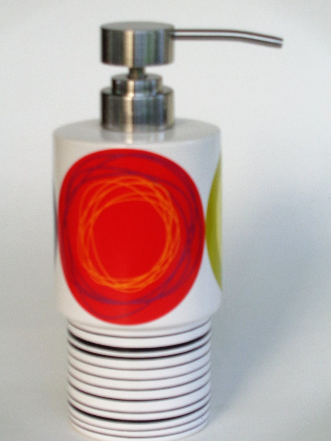Dot Swirl Lotion Pump Soap Dispenser