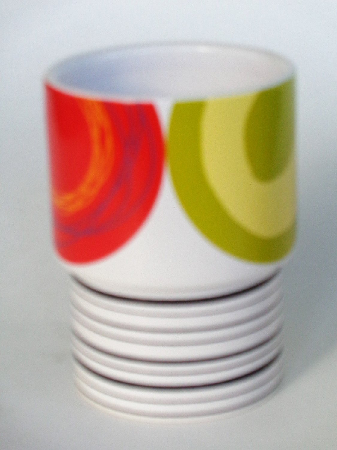Dots Swirls Colorful Bath Tumbler