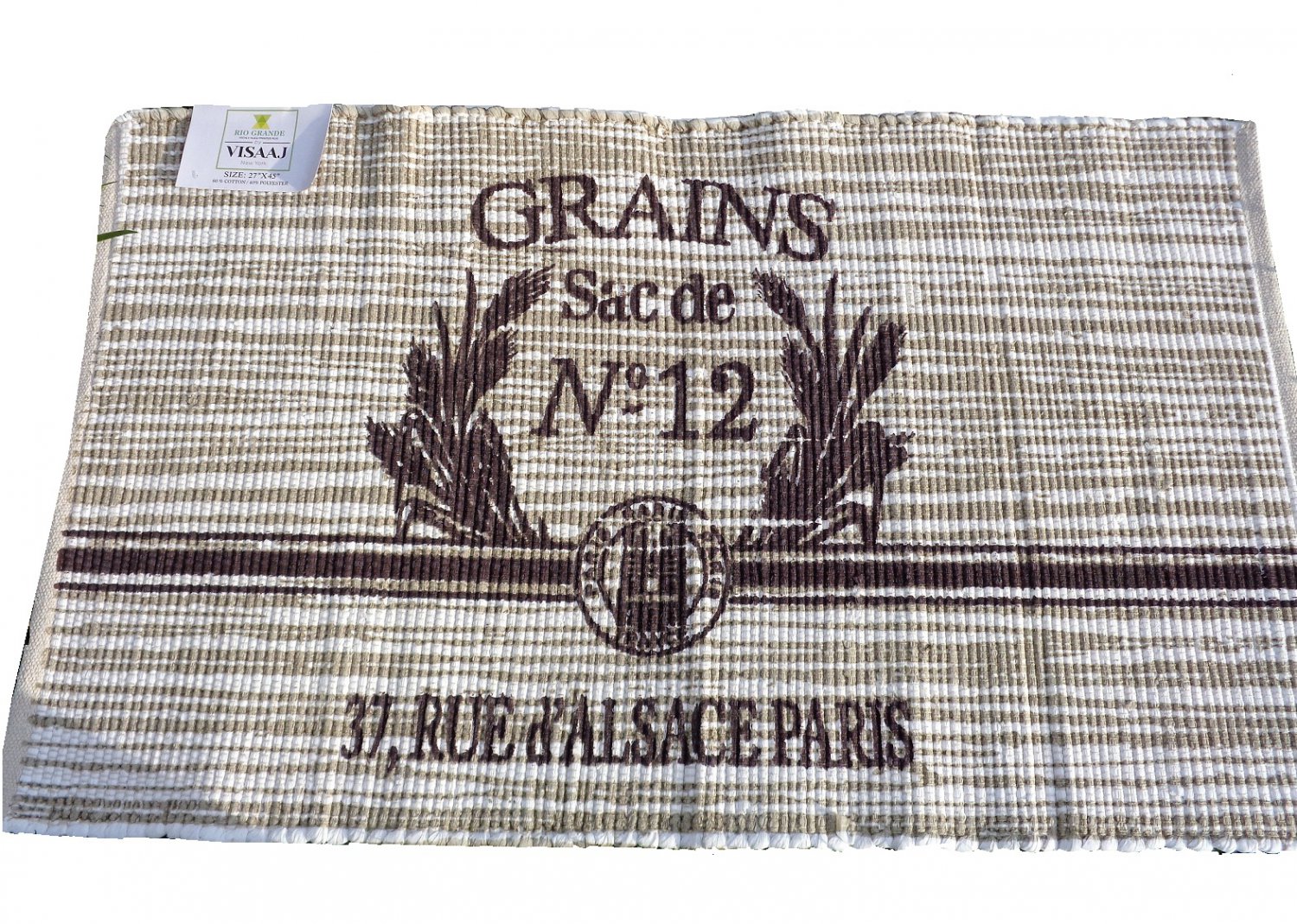 Paris Rug Large Handcrafted Accent Area Rug French Décor