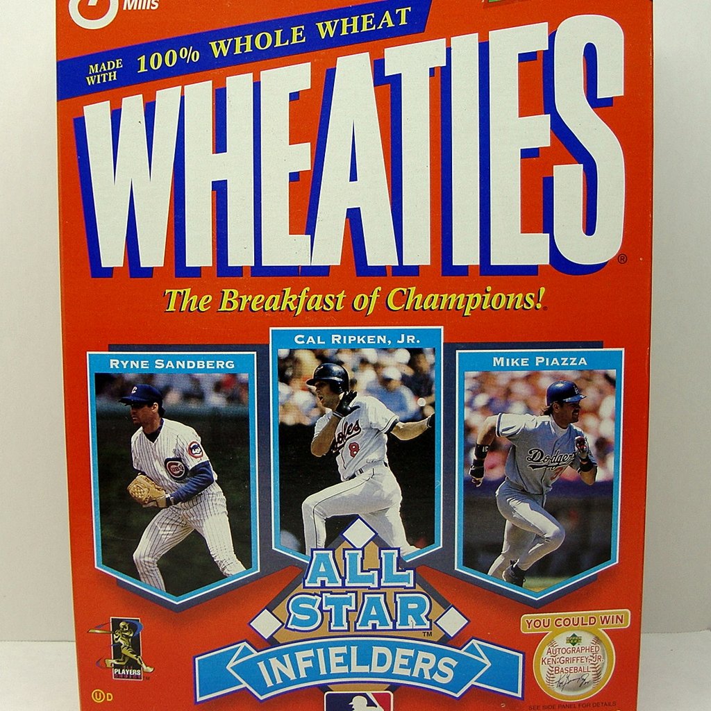 Wheaties All Star Infielders 1997 Unopened Cereal Box