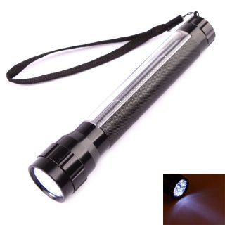 high quality 2 LED solar powed flashlight, free shipping