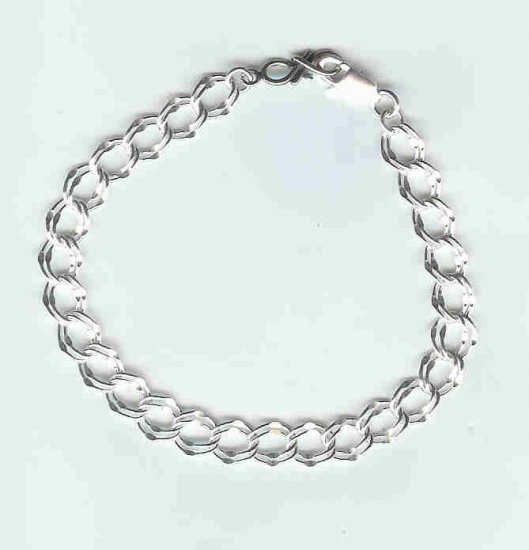 Parellell Link Bracelet, sterling silver