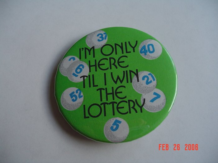New Handmade Till I Win the Lottery Magnet Humor Work Fun