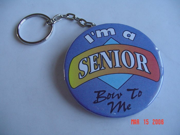 I'm a Senior Bow to Me Keychain School Graduation Women Teens
