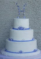 3 Tier Buttercream Blue
